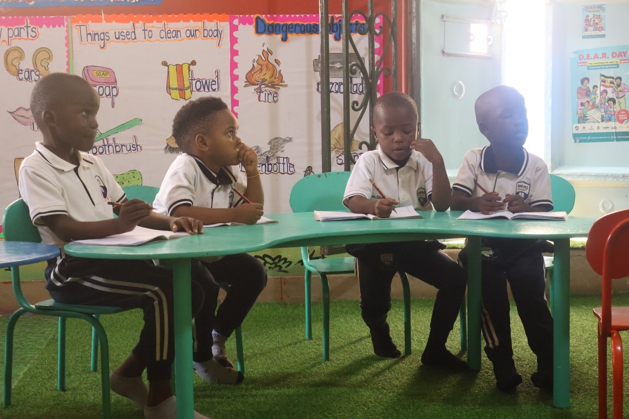 Learners in class